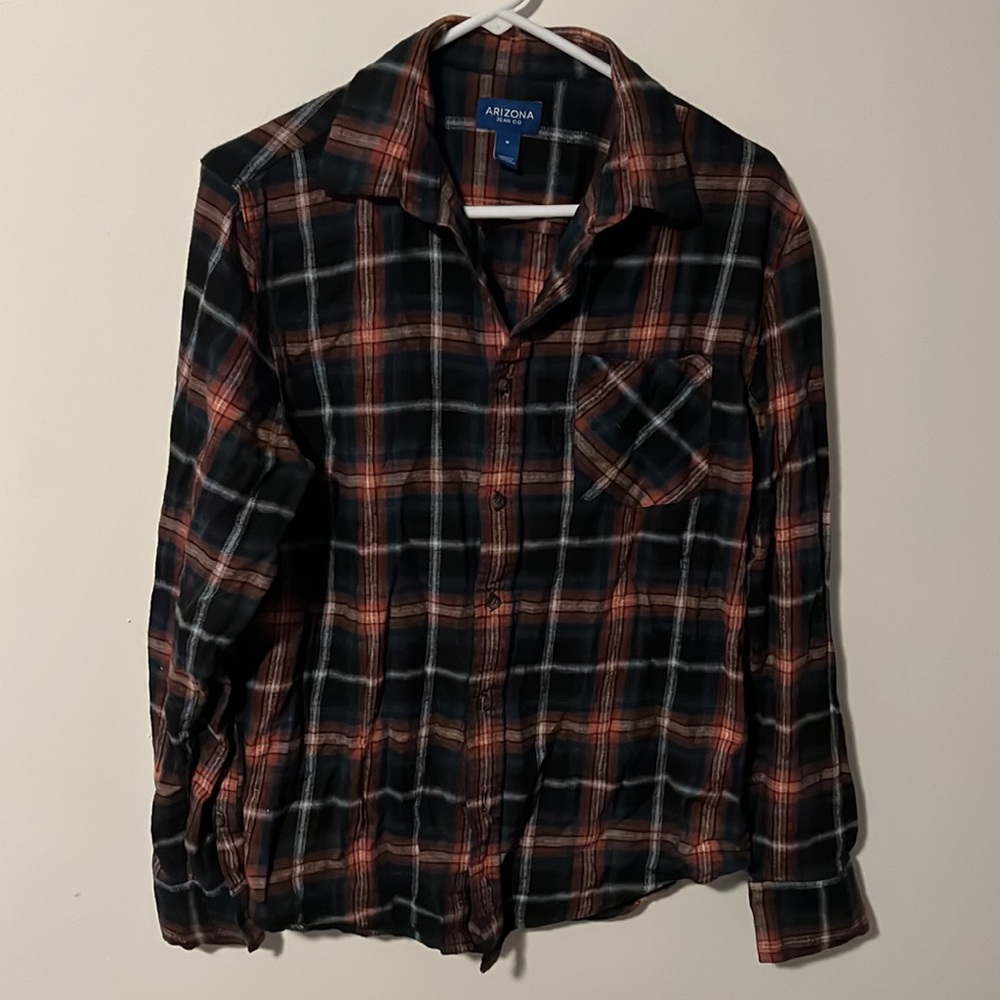 Arizona men’s long sleeve flannel